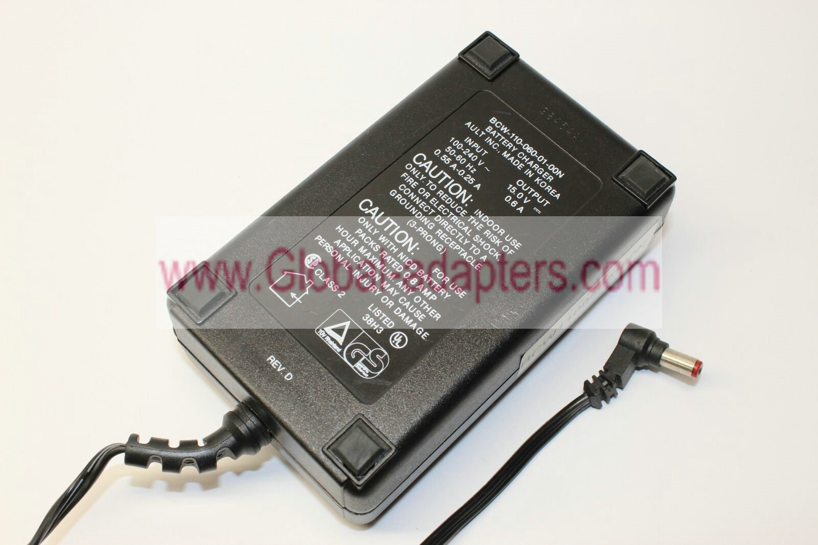 Ault BCW-110-080-01-00New Ault BCW-110-080-01-00N Battery Charger 15V 0.6A Power Supply Adapter